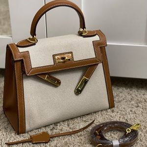 Brown handbag